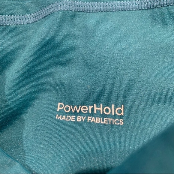 Fabletics Teal Boost PowerHold High-Waisted 7/8 Legging Fjord/Multi size XXS - Picture 6 of 6